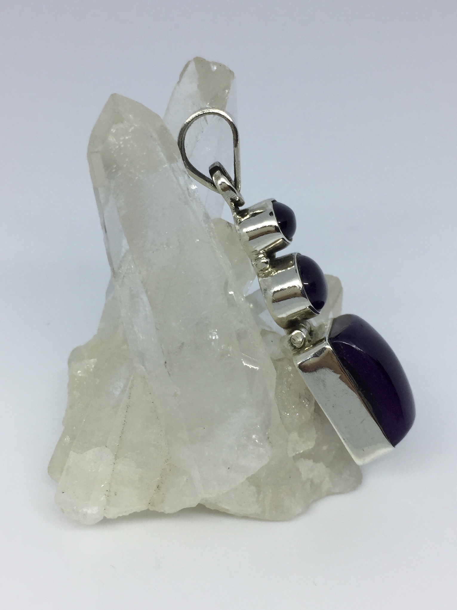Three Tier Amethyst Pendant - Image 2