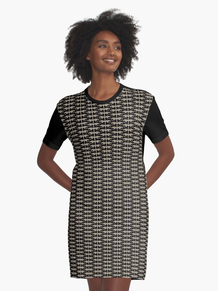 Temple Collection Graphic T-Shirt Dress