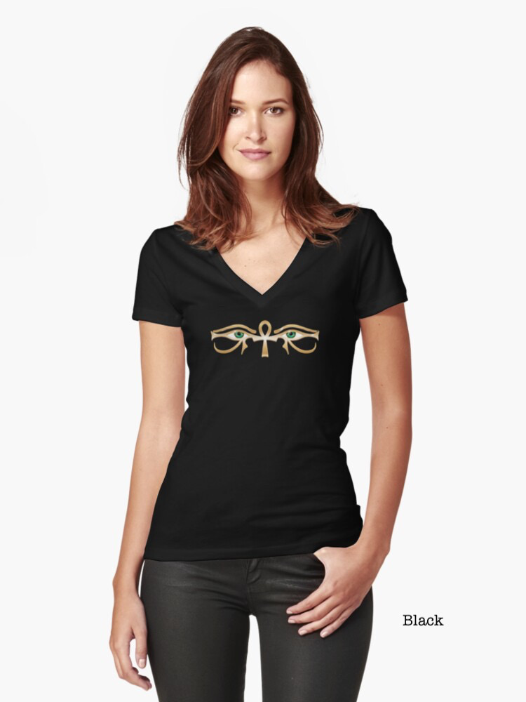 Temple Collection Fitted V-Neck T-Shirt - Image 5