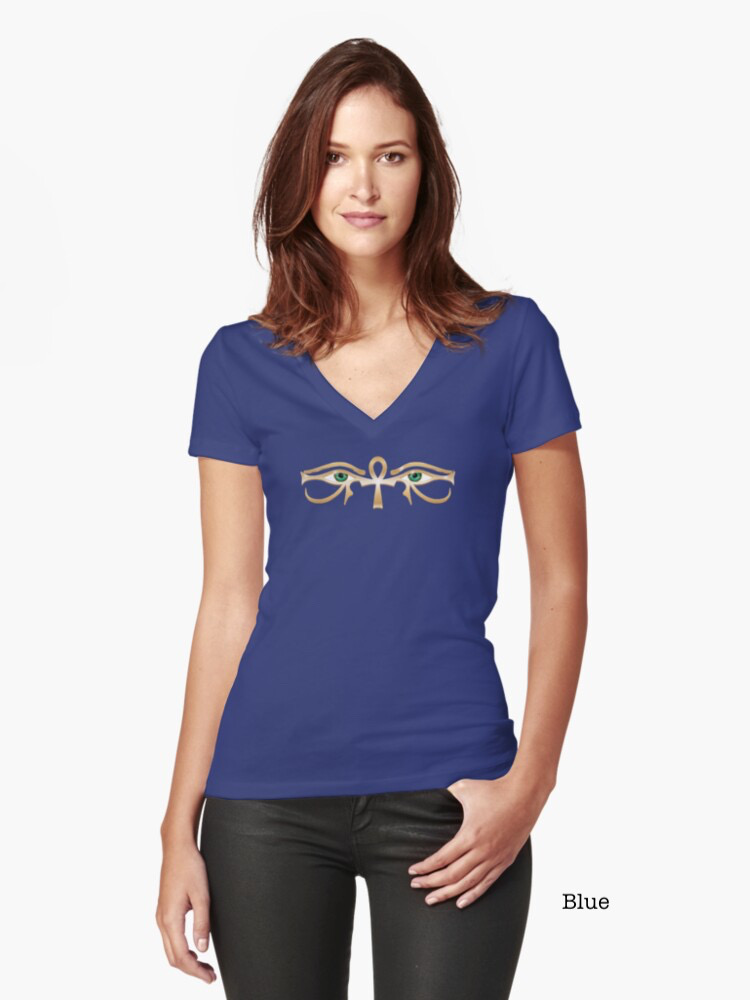 Temple Collection Fitted V-Neck T-Shirt - Image 11