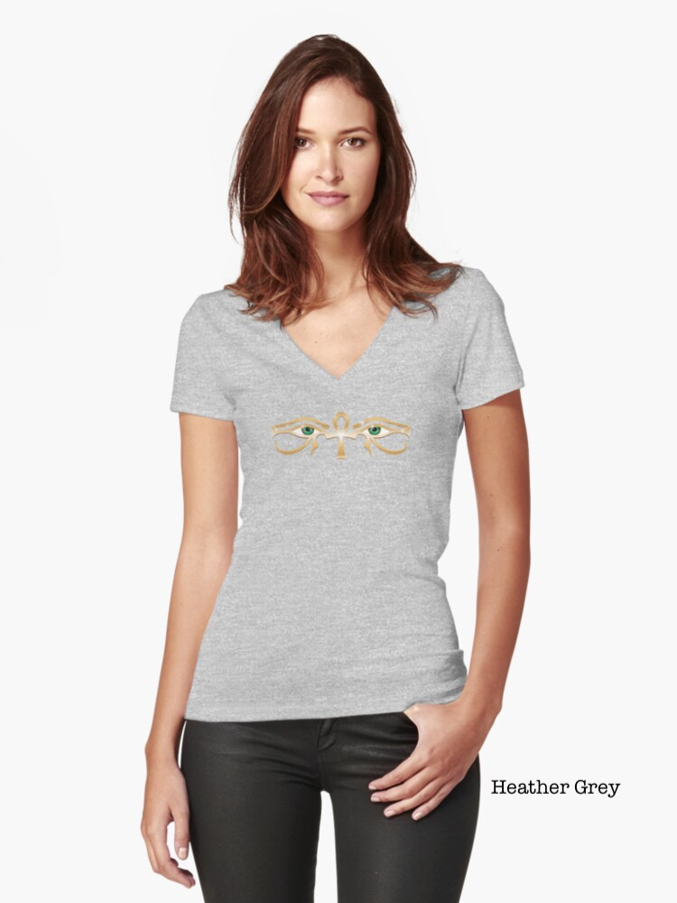 Temple Collection Fitted V-Neck T-Shirt - Image 13