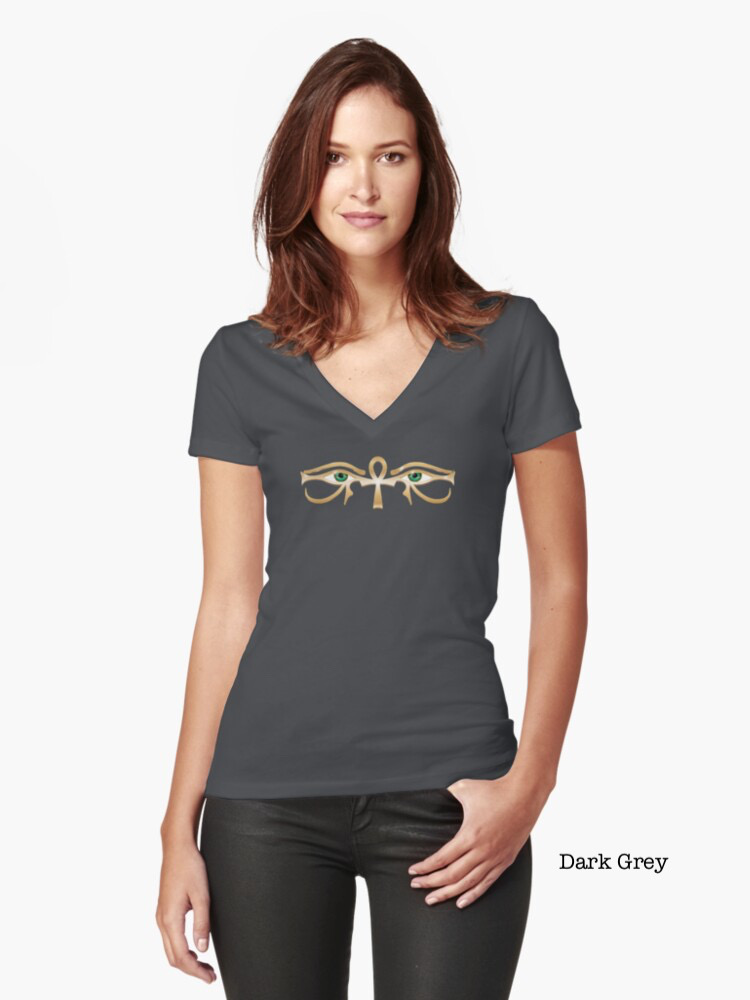 Temple Collection Fitted V-Neck T-Shirt - Image 15